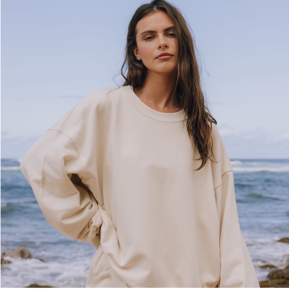 Daily Drills Sand Color Sweatshirt XS/S